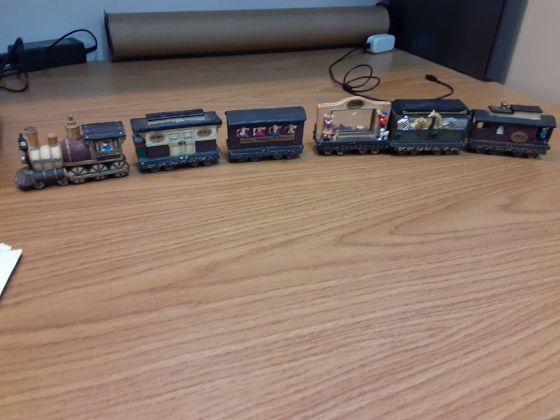 Picture of J,C, Penny Hometown train set
